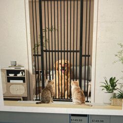 Extra Large Full Doorway Gate -51”-87” H, 29.5-49.5 W