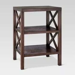 Owings End Table with 2 Shelves - Threshold™