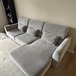 Light Grey Ikea L-Shape Couch