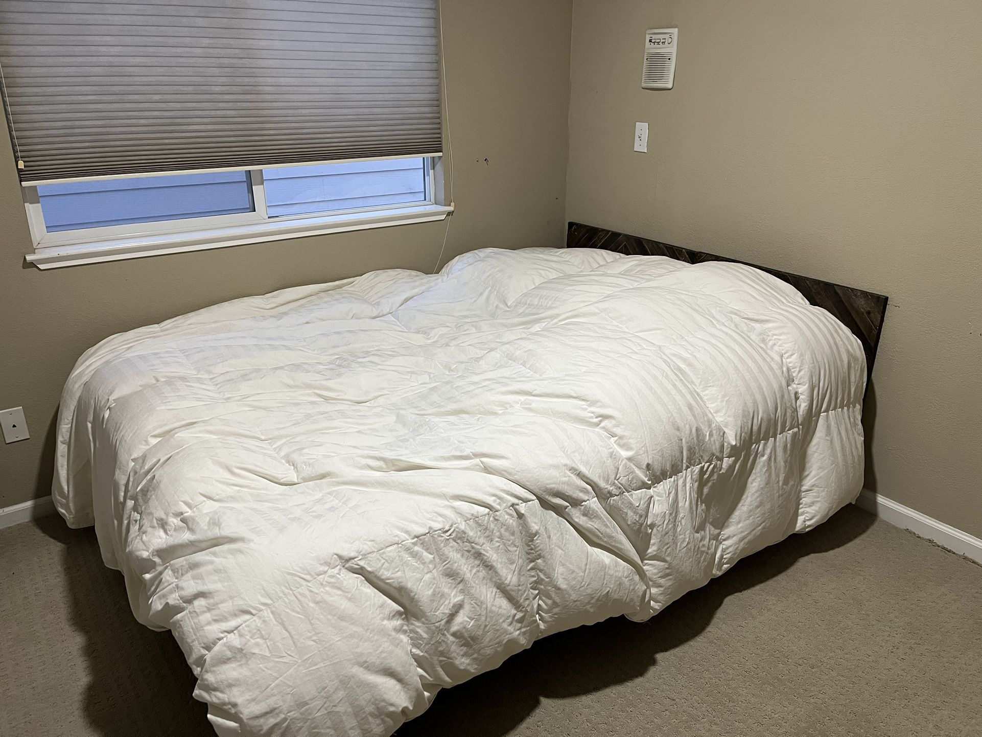 Free- Queen Mattress, Box Spring With Frame
