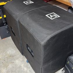 2 18"  Ev Subwoofers ETX 18SP 1800w great condition