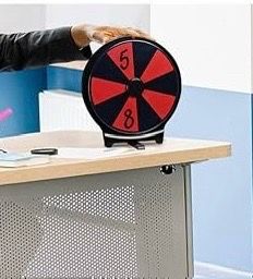 WinSpin 10" Double Sided Prize Wheel Board 10 Slots Spinning Game