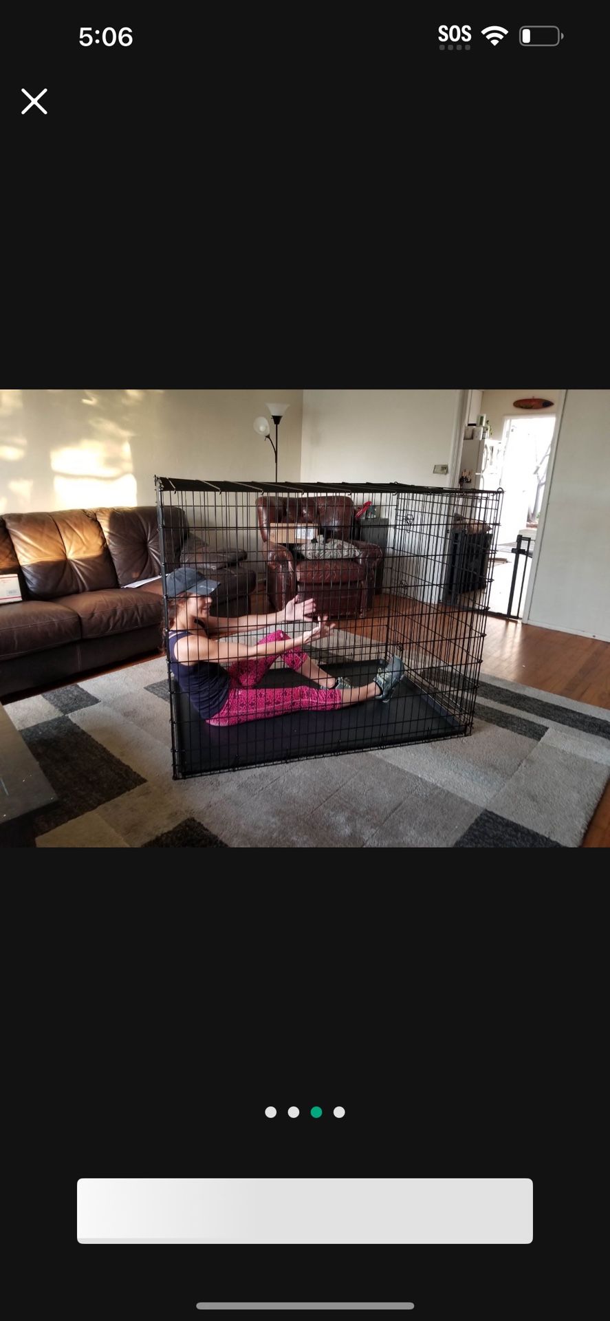 Giant Dog Breed Crate XXL 54”Wx37”Dx45”H