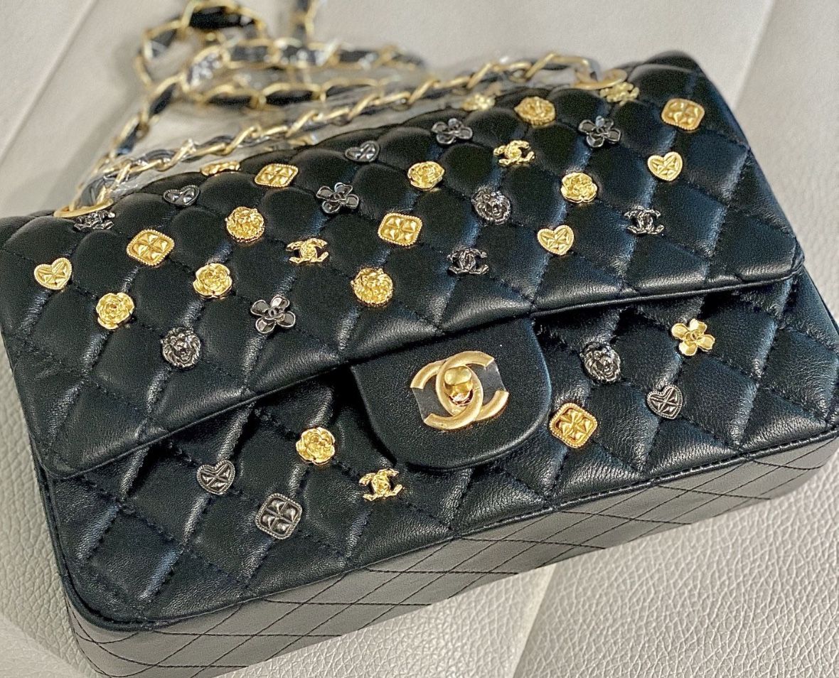 Shoulder bag Genuine lamb Leather 10”x7”x3”