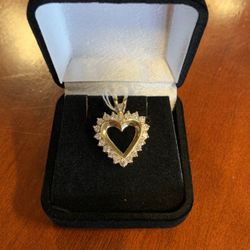 14K Yellow Gold & Diamond Pendant