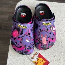 Light Up Pokemon Gangar 85$ Crocs LOOKING FOR SEALED POKEMON