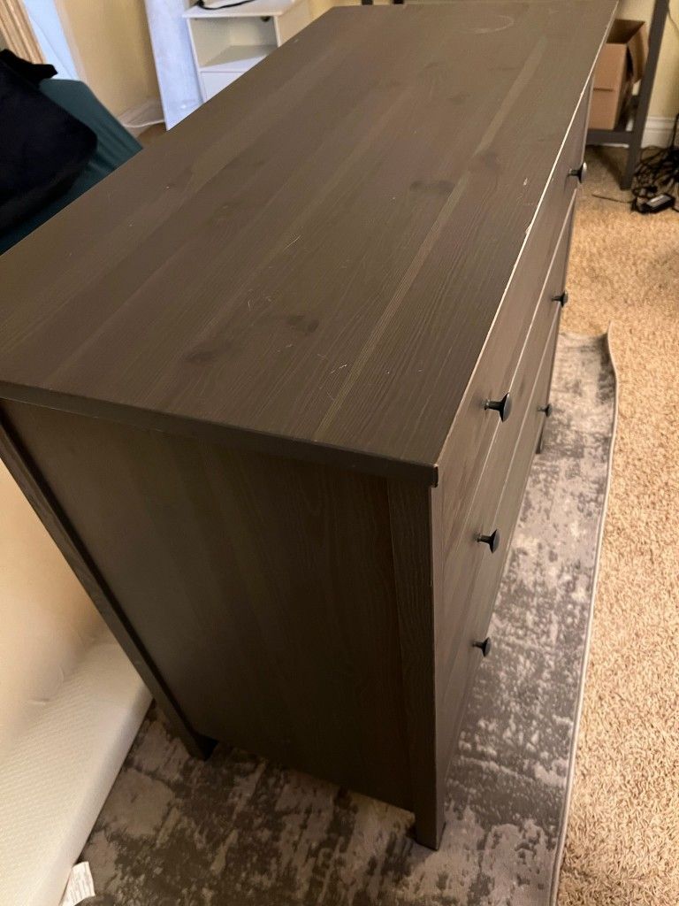 Grey IKEA Hemnes Dresser