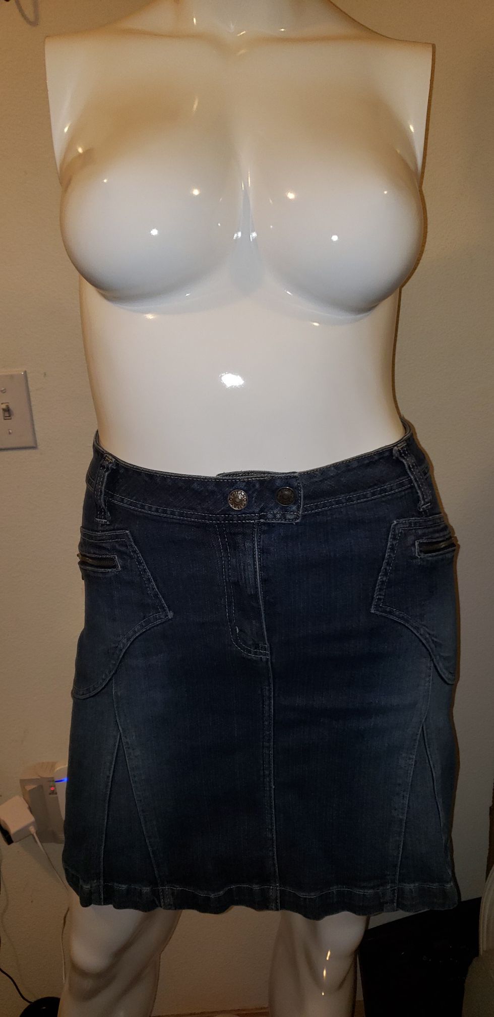 jean skirt
