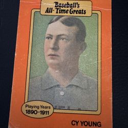 ⚾️ 1987 HYGRADE BASEBALL'S ALL-TIME GREATS CY YOUNG CARD #NNO BOSTON RED SOX