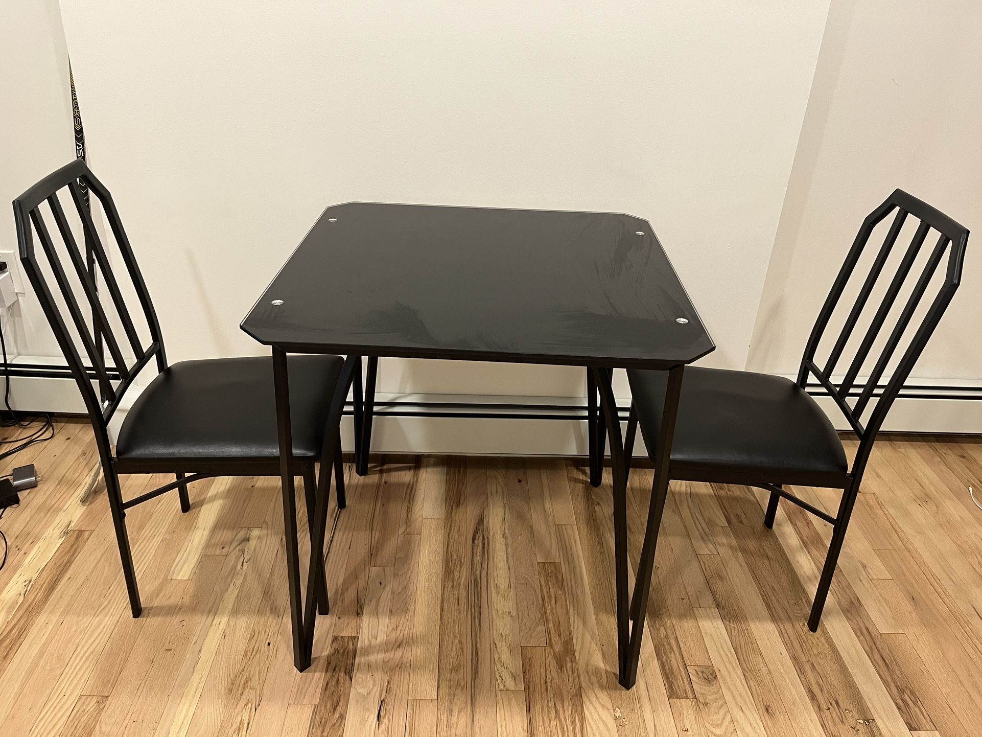 Morden Dinning Table With A Set Of Two chairs