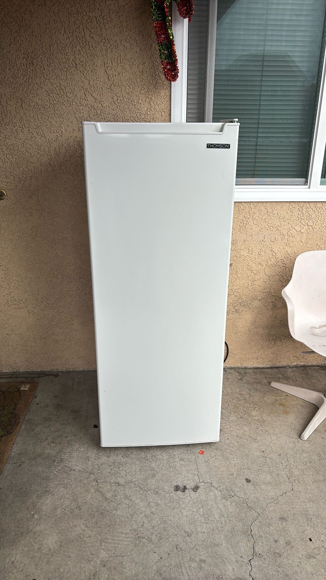 White freezer