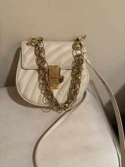 Chloe Crossbody Classic Bag Ecru Color