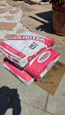 3  Bags 30lbs Stucco #10 grain