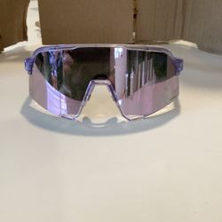 100% Hiper Sunglasses with extra lens, carrying bag, case