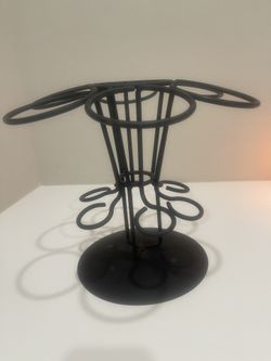 Rod Iron Wine Rack (7 Bottles Of Wine)