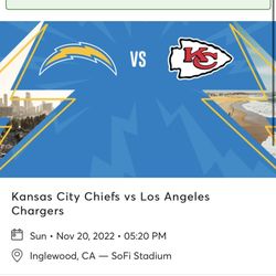 Chargers Tickets