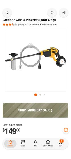 DeWalt power cleaner