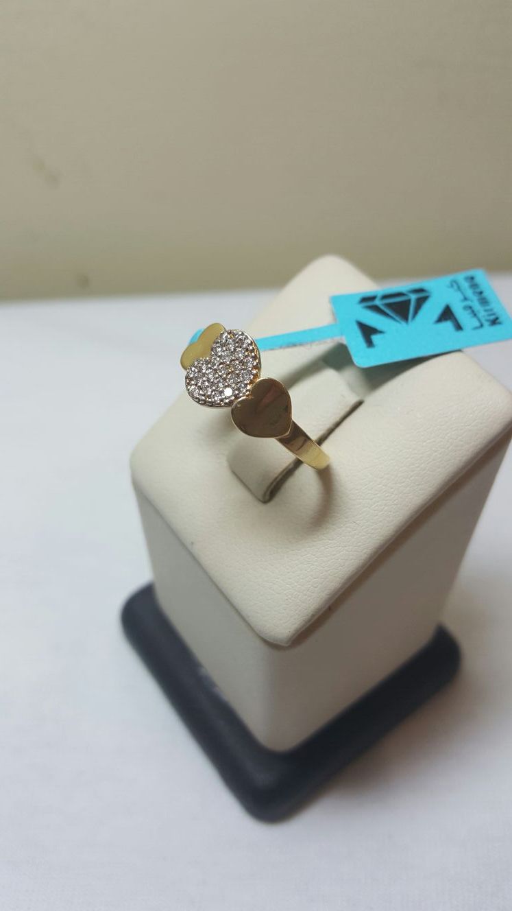 18k yellow gold ring