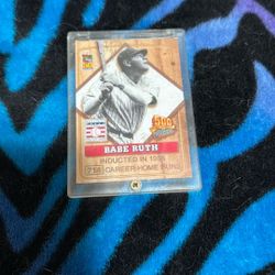 Babe Ruth Baseball Card