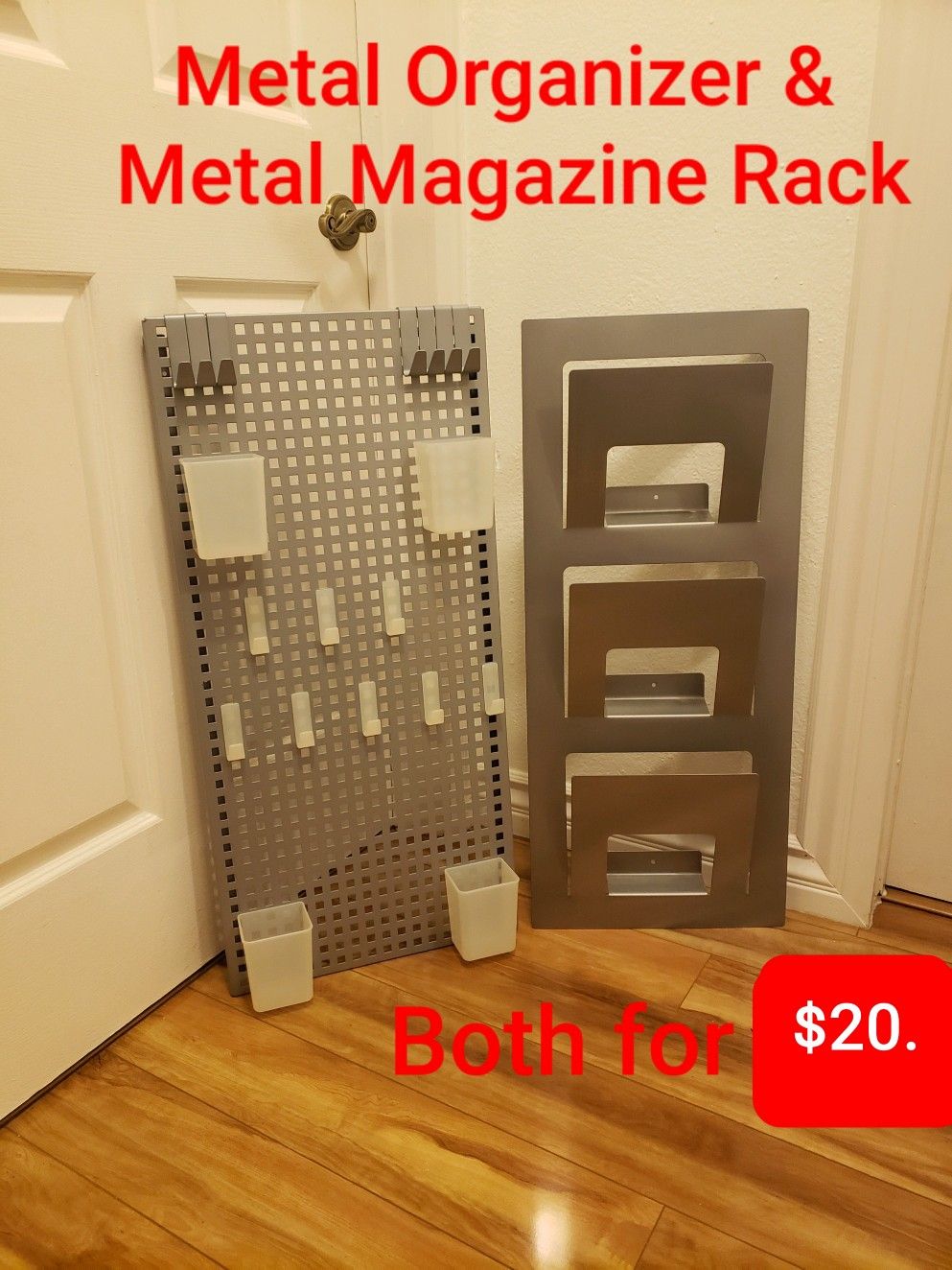 Metal Organizer & Metal Magazine Rack