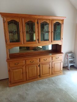 Large China Cabinet With Lights