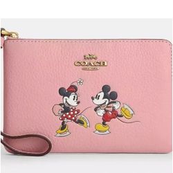 Mickey And Minnie Coach Wristlet 