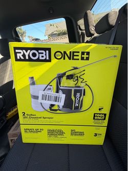 Ryobi One 2 gallon 18v chemical sprayer