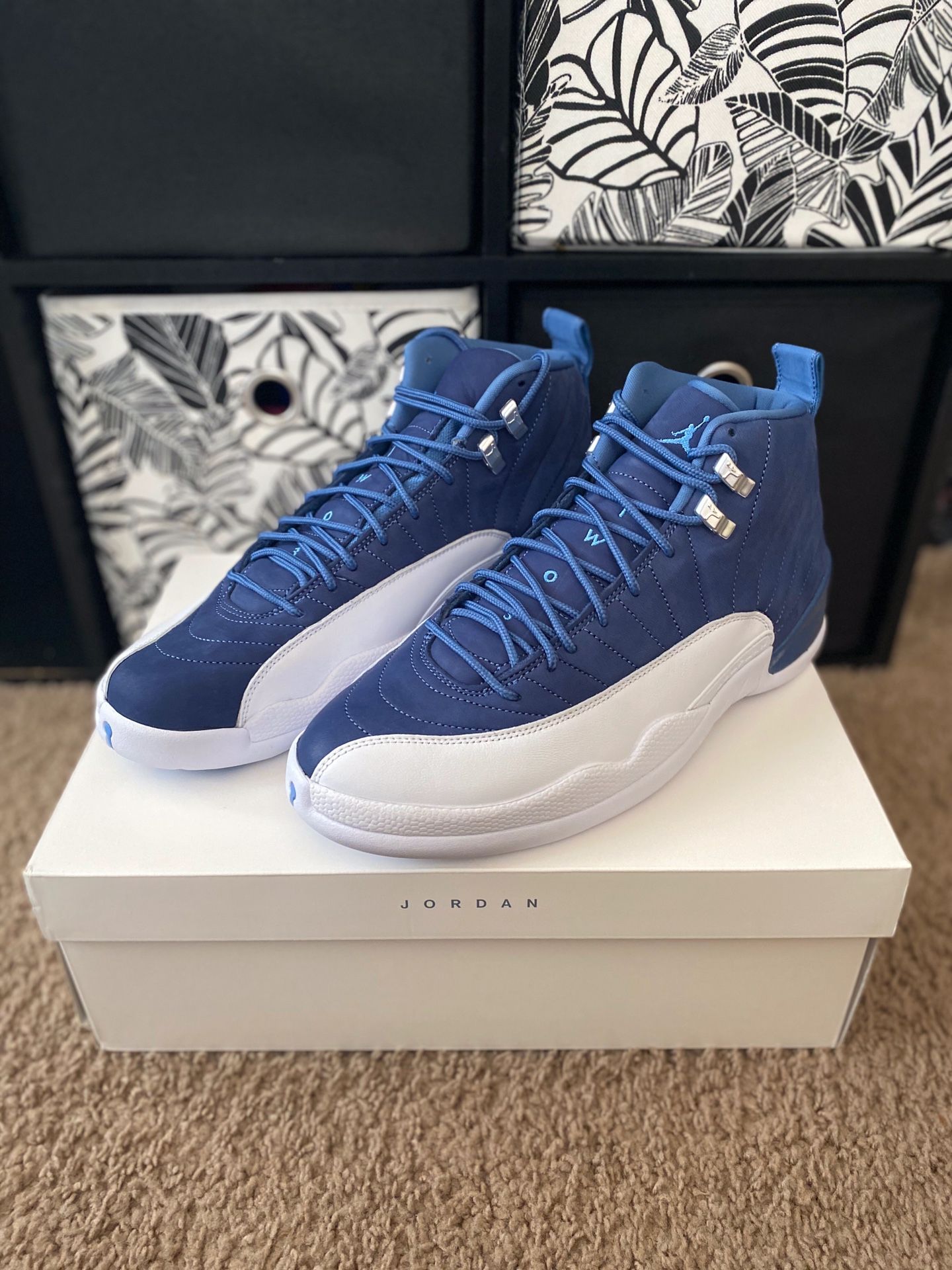 New Air Jordan Retro 12 Indigo DS Size 12