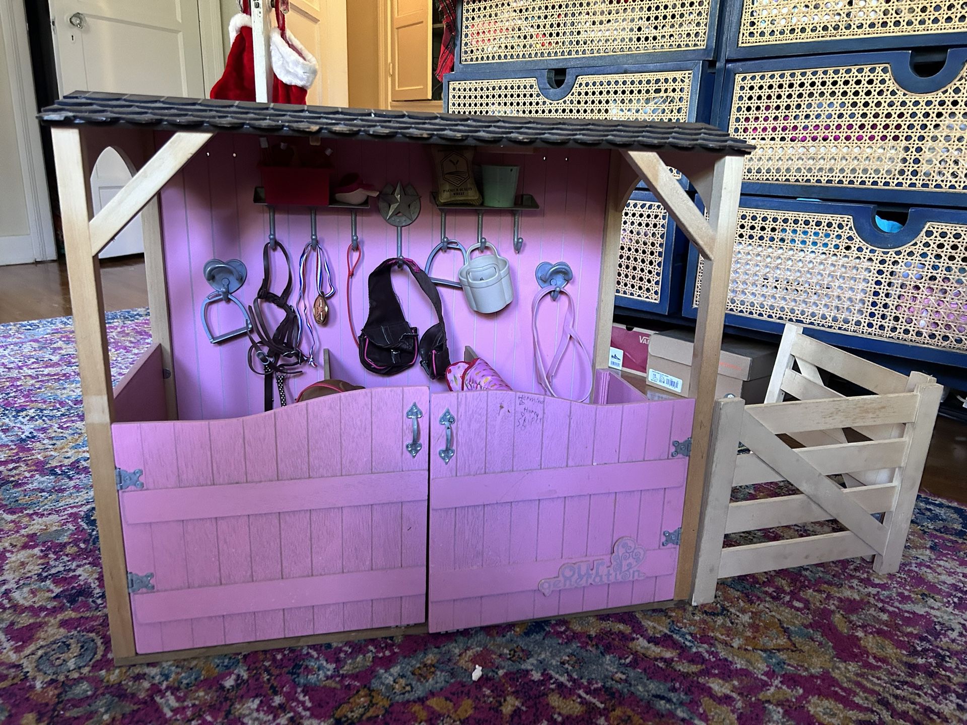 American Girl Doll horse Stable