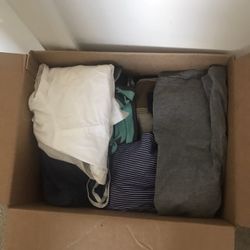 full box of boy clothes