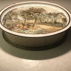 Vintage Oval Tin