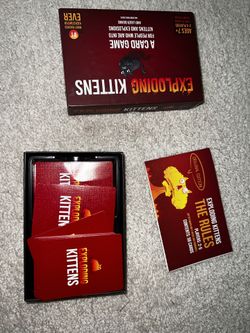 Exploding Kittens Original Edition - 2-5 Players - Ages 7+ - 15 Minutes to Play - High Stakes Card Game - Party Game, Family Game Night, Kid and Adult