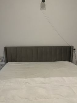 King Bed Frame Grey