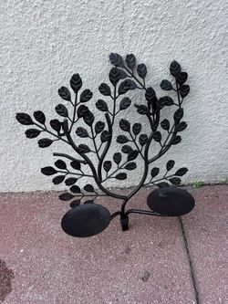 Candle holder wall decor