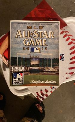 MLB 2012 All Star Game Program