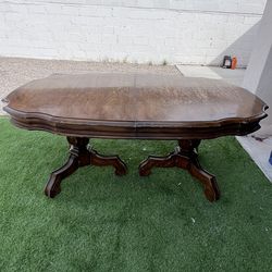 Vintage Extendable Wood Kitchen Table