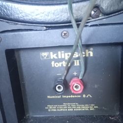 Pair Of Klipsch Forty II HOME Speakers....Perfect Working Condition!!!Badass Speakers,No Lowballers!! Serious Inquiries Only!!