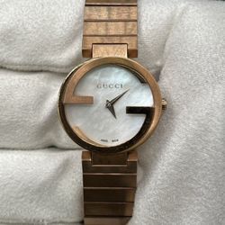 Gucci Rose Gold Women’s Watch 133.5 *4691