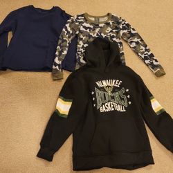 Boys Size Large Hoodies And Sweatshirt