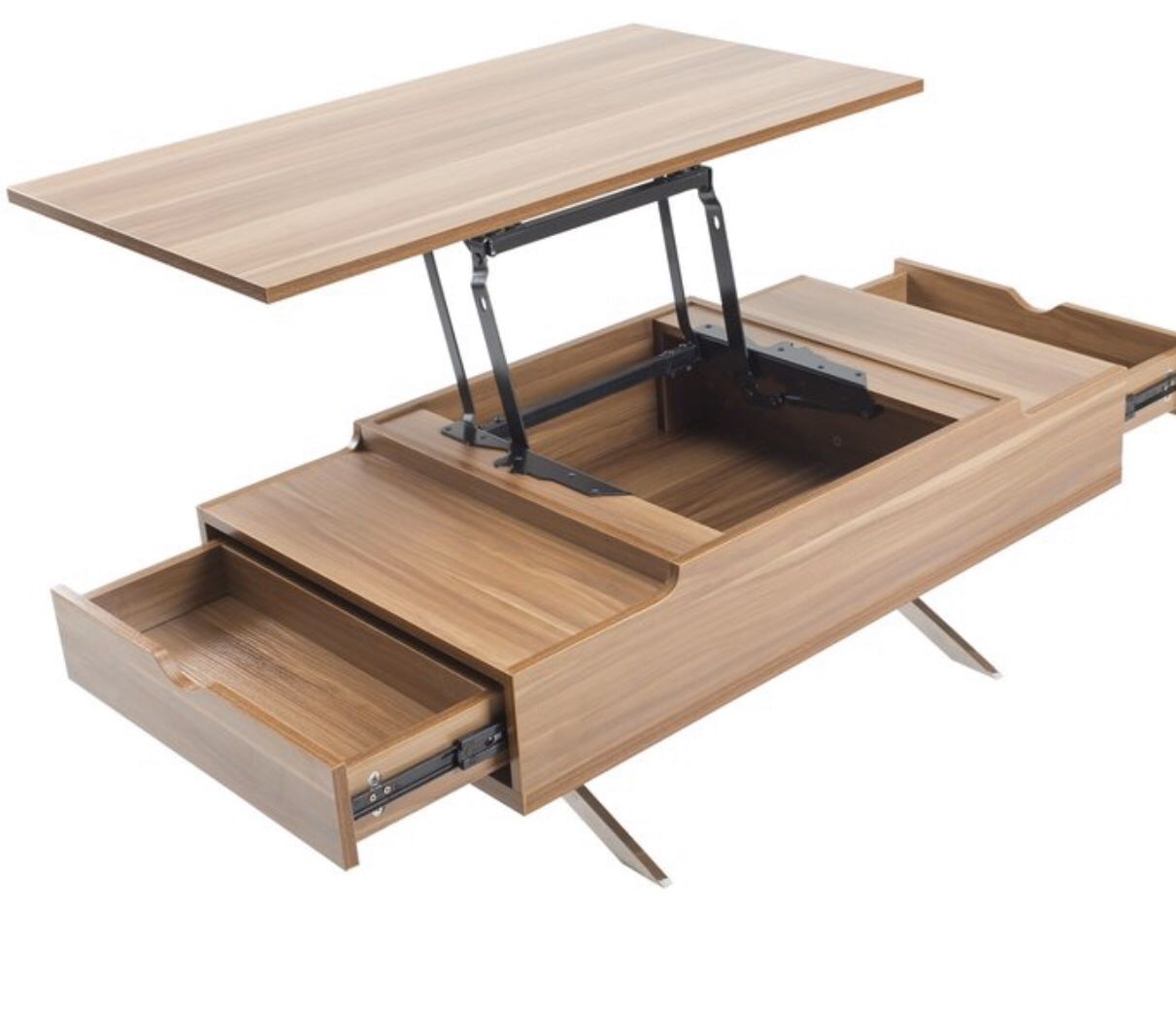 Brand new in the box Veneer Wood Hidden Storage Lift Top Coffee Table