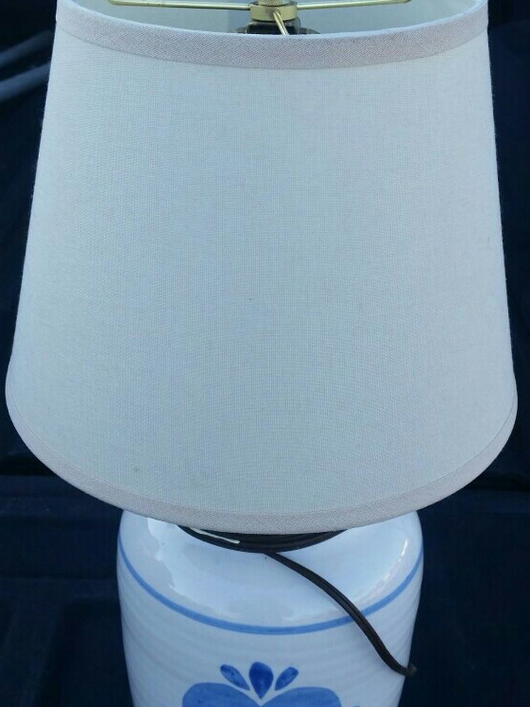 Vintage Crock Stoneware Table Lamp