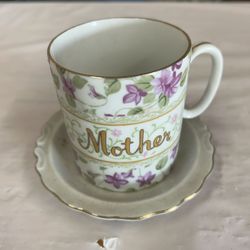 Vintage “Mother” Teacup/Saucer/1960’s