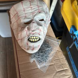Halloween Hellraiser Mask Costume 