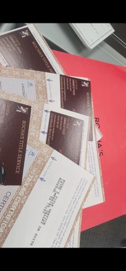 Lost Title / Titulo Perdido / Copia Certificada