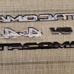 Toyota Tacoma Set Of 4 Black OVERLAYS 4x4 V6 3RD Gen