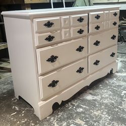 White Satin Dresser