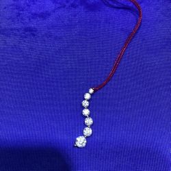 14KT White Gold Diamond Pendant 