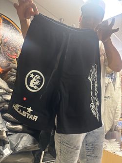 Hellstar Black Shorts