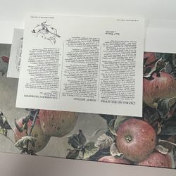 1987 Robert Bateman "Cardinal and Wild Apples" signed and numbered Of 12183