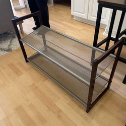 Adjustable Metal Shoe Rack Good Condition